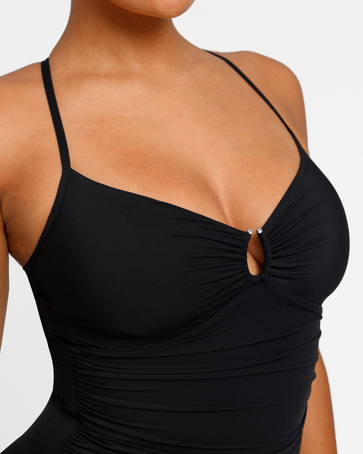 LuxCurve® - Smart Sculpt U-Ring Cut Out Shaping Swimsuit